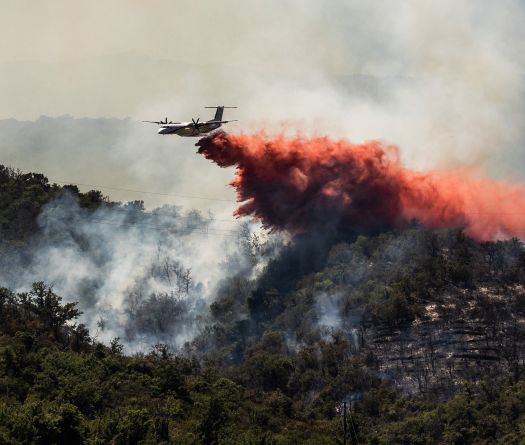 Des incendies sévissent toujours en France, en Espagne et au Portugal