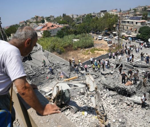 Liban-Sud&nbsp;: onze tués dans les frappes israéliennes, des centaines de civils fuient Nabatiyé