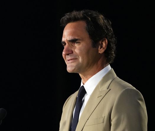 Roger Federer, très ému, a été intronisé au Panthéon international du tennis