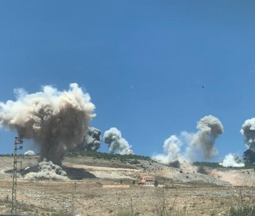 Des frappes israéliennes visent des positions du Hezbollah dans la Békaa