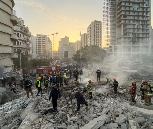 Des frappes israéliennes font au moins six morts dans le centre de Beyrouth, plusieurs quartiers visés