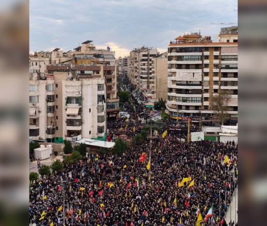 Banlieue sud: rassemblement en hommage à Khamenei