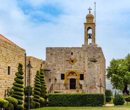 Le temple de Deir el-Qalaa, la montagne des trois religions