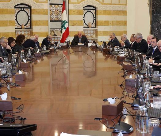 Désarmement et taxes au cœur de la réunion du Cabinet