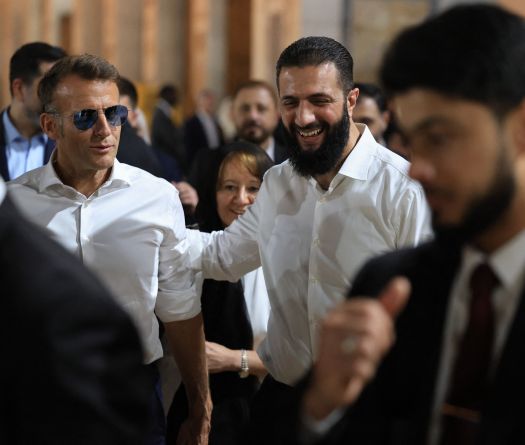 Macron retrouve Chareh pour sa deuxième journée à Damas
