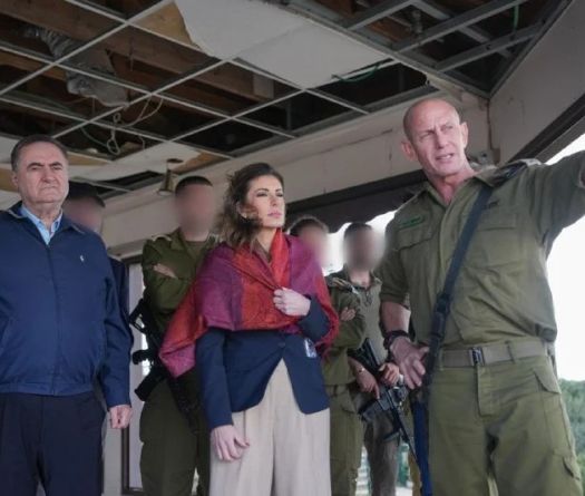 Visite conjointe de Katz et Ortagus à la frontière libanaise