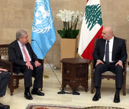 Le chef de l'ONU Antonio Guterres arrive à Beyrouth pour une visite «de solidarité» au Liban
