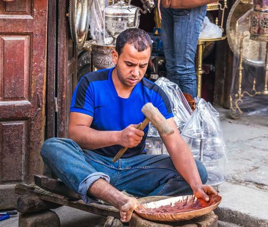 Tripoli, le cuivre au rythme du marteau
