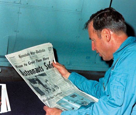 L'astronaute américain Jim Lovell, commandant de la mission Apollo 13, est mort