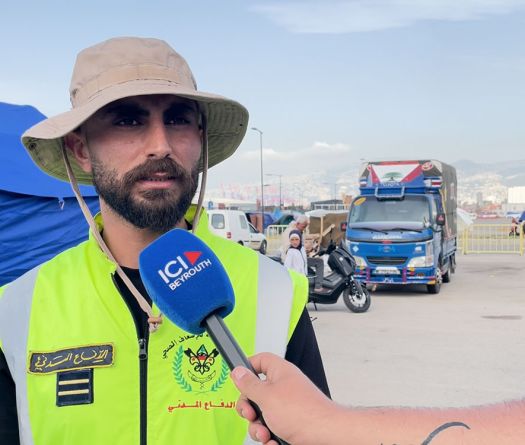 Les autorités déplacent les tentes installées sur le front de mer de Beyrouth