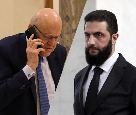 Premier contact entre Mikati et el-Chareh : échanges sur la situation à la frontière et les relations bilatérales