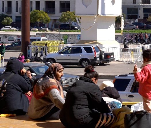 Place des Martyrs, refuge de nouveaux déplacés