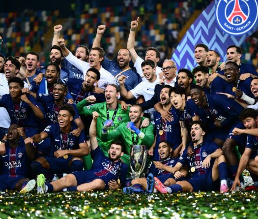 Foot: le Paris SG s'offre la Supercoupe au bout du suspense