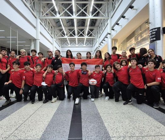La délégation libanaise de rugby touch participe à un tournoi international en Irlande