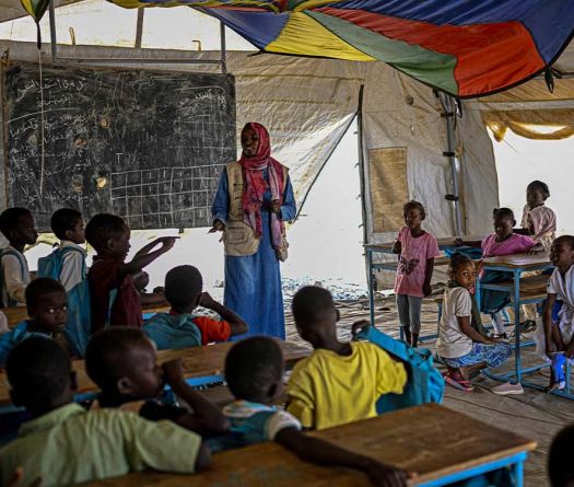 Au Soudan, retour à l’école dans un camp de déplacés