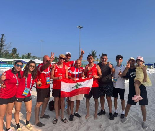 Jeux asiatiques de plage: le Liban monte en régime