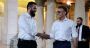 Damas accueille Emmanuel Macron