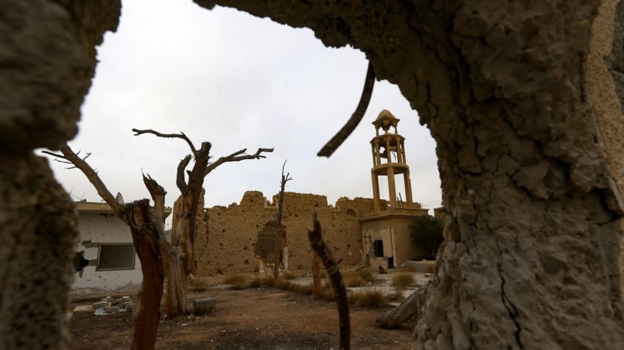 Syrie: pour les chrétiens d'Al Qaryatayn, Noël est un jour triste