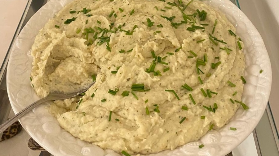 Recette festive: Purée à l'ail et aux herbes fines