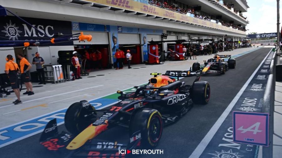 Verstappen partira en tête de la course sprint à Miami, devant Leclerc