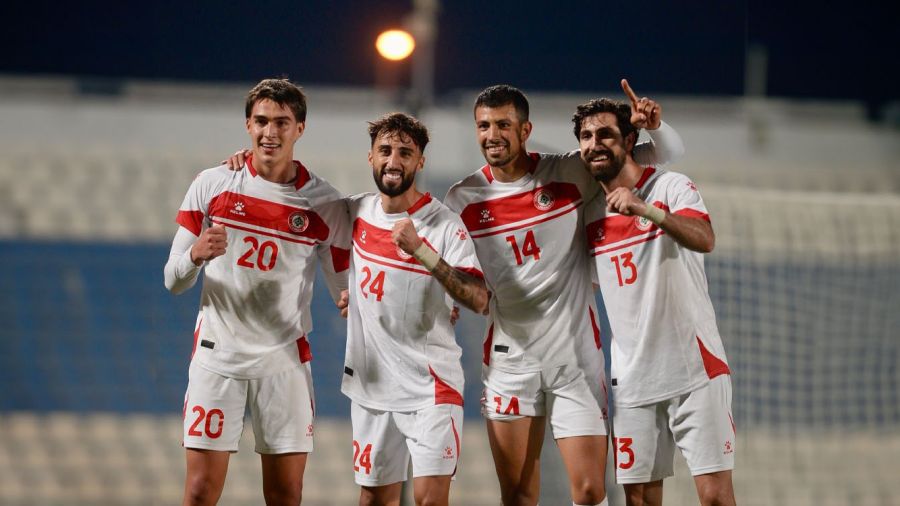 Football: carton plein pour le Liban face au Timor oriental