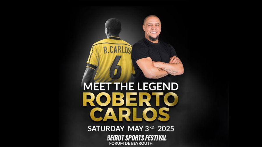 Beirut Sports Festival: Roberto Carlos fait son entrée, le Forum s’enflamme