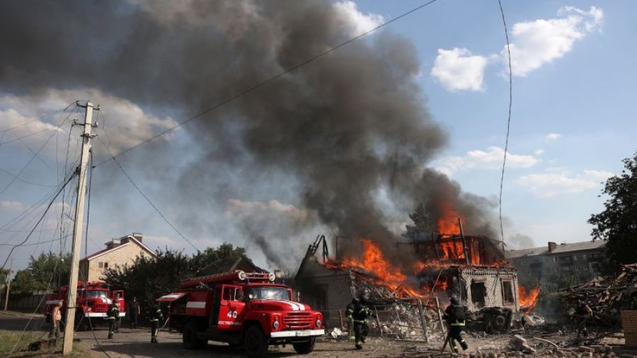 Russie : dépôt de gaz en feu après une attaque de drones à Kazan
