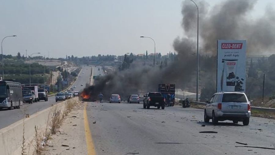 Frappe israélienne sur l’autoroute de Zahrani: un tué