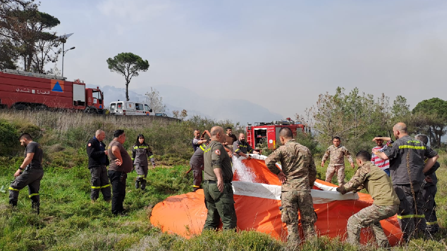 Incendie à Remhala: les pompiers mobilisés pour contenir les flammes