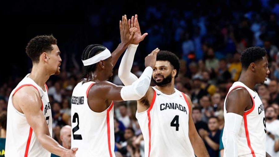 JO-2024- Basket: les Canadiens dominent l'Australie et font un grand pas vers les quarts