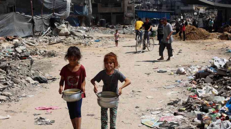 Gaza: une campagne de vaccination sous les bombes