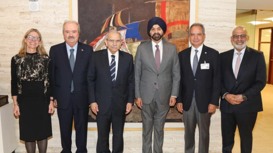 Salam s’entretient avec les présidents du Groupe de la Banque mondiale et de la Société financière internationale