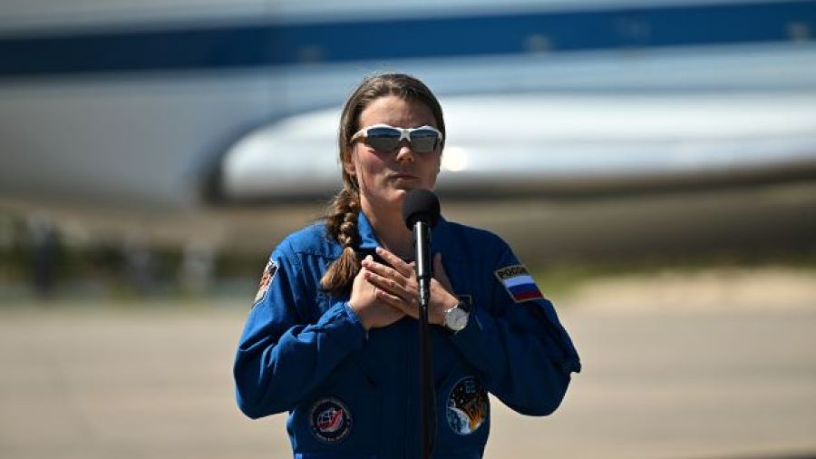 Pour l'ISS, une cosmonaute russe dans une fusée américaine