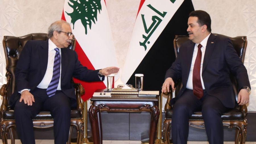 Nawaf Salam rencontre son homologue irakien à Bagdad