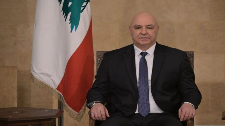 Le président J. Aoun et le chef du Centcom discutent du retrait israélien au Liban-sud