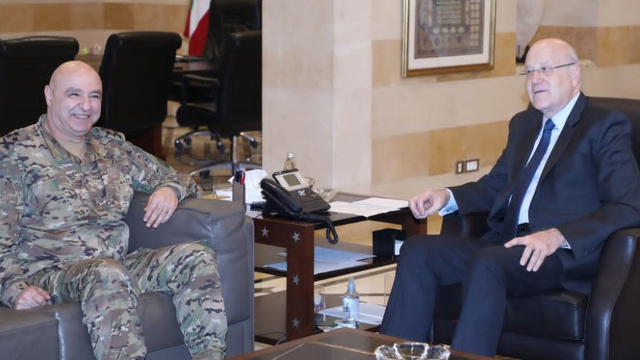 Joseph Aoun chez Mikati: la situation sécuritaire est sous contrôle