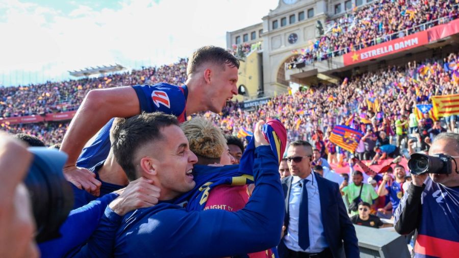 Le Barça résiste à un triplé de Mbappé et s'envole vers le titre