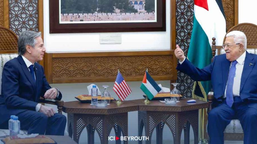Blinken réaffirme à Abbas le soutien américain pour un État palestinien