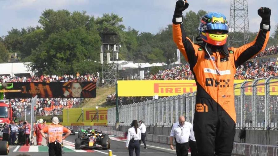 F1: première victoire de Piastri et doublé de McLaren en Hongrie