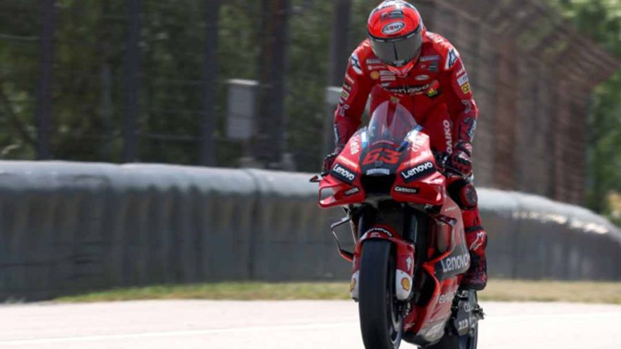 MotoGP: Bagnaia termine la première journée d'essais en tête en Allemagne