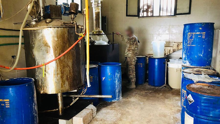 L’armée libanaise démantèle une usine de Captagon à la frontière syro-libanaise