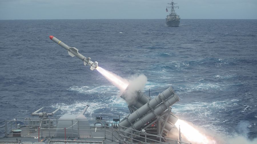 Deux navires de guerre américains dans le détroit de Taïwan