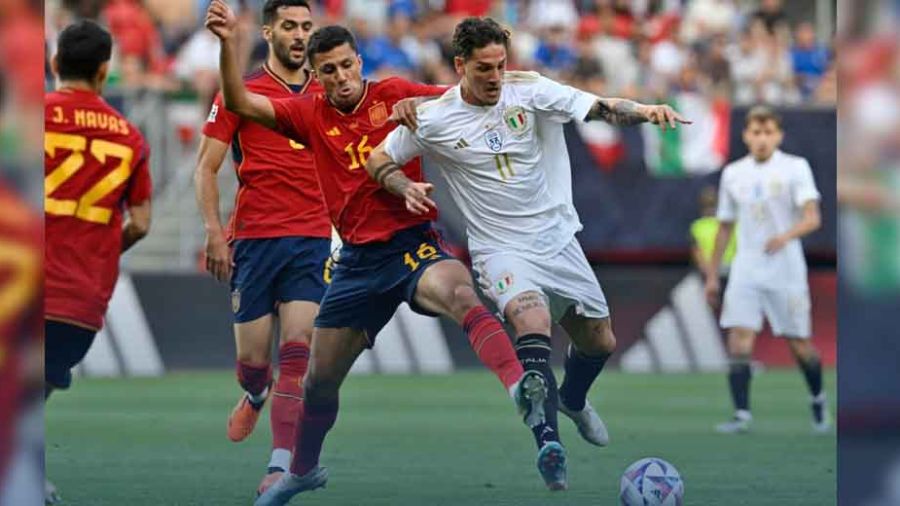 Ligue des nations: l’Espagne fait plier l’Italie et rejoint la Croatie en finale