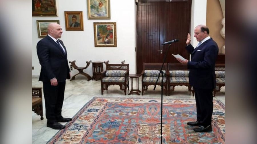 Prestations de serment au palais présidentiel