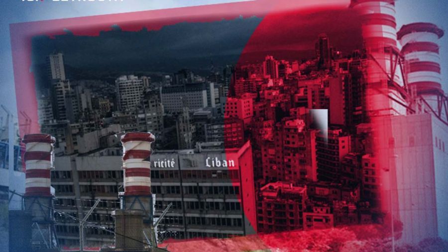 Le Liban dans le noir