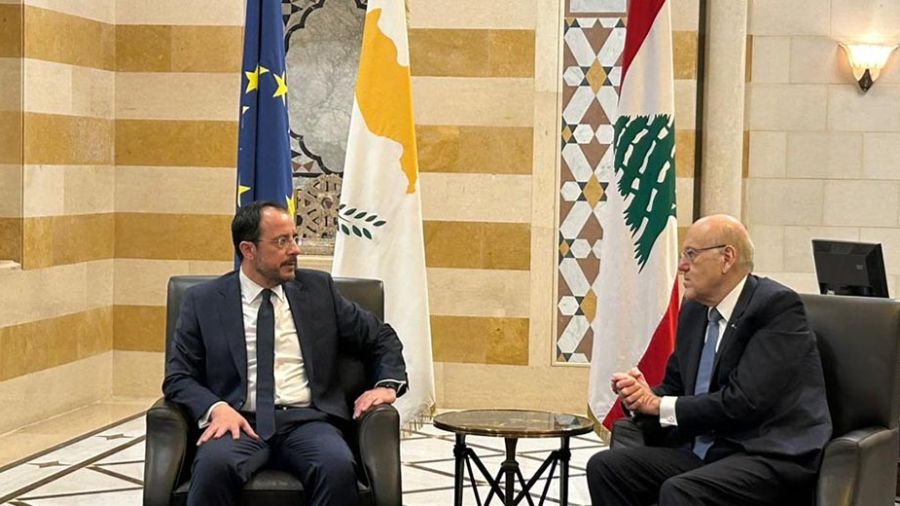Mikati-Christodoulides: Le Liban et Chypre coordonneront pour résoudre la crise des déplacés