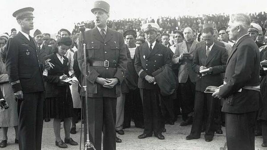 Beyrouth, 1945. De Gaulle n'est pas loin ...