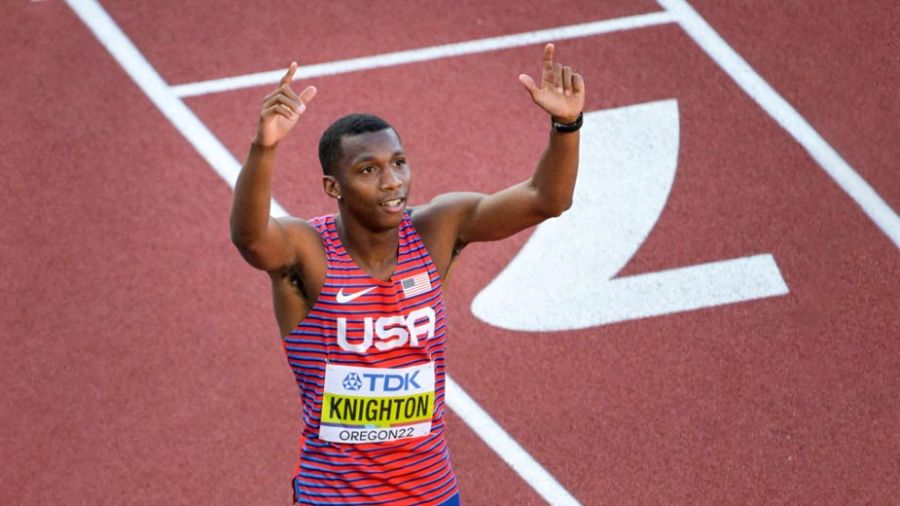 Knighton, trois ans d'athlétisme et déjà phénomène du sprint