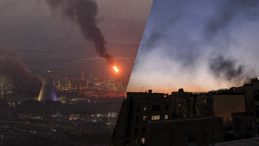 Frappes croisées: un aperçu visuel du bras de fer Israël-Iran