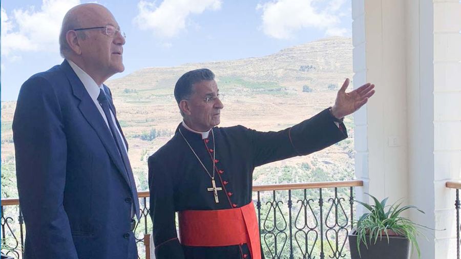 Mikati s'entretient avec Raï à Dimane
